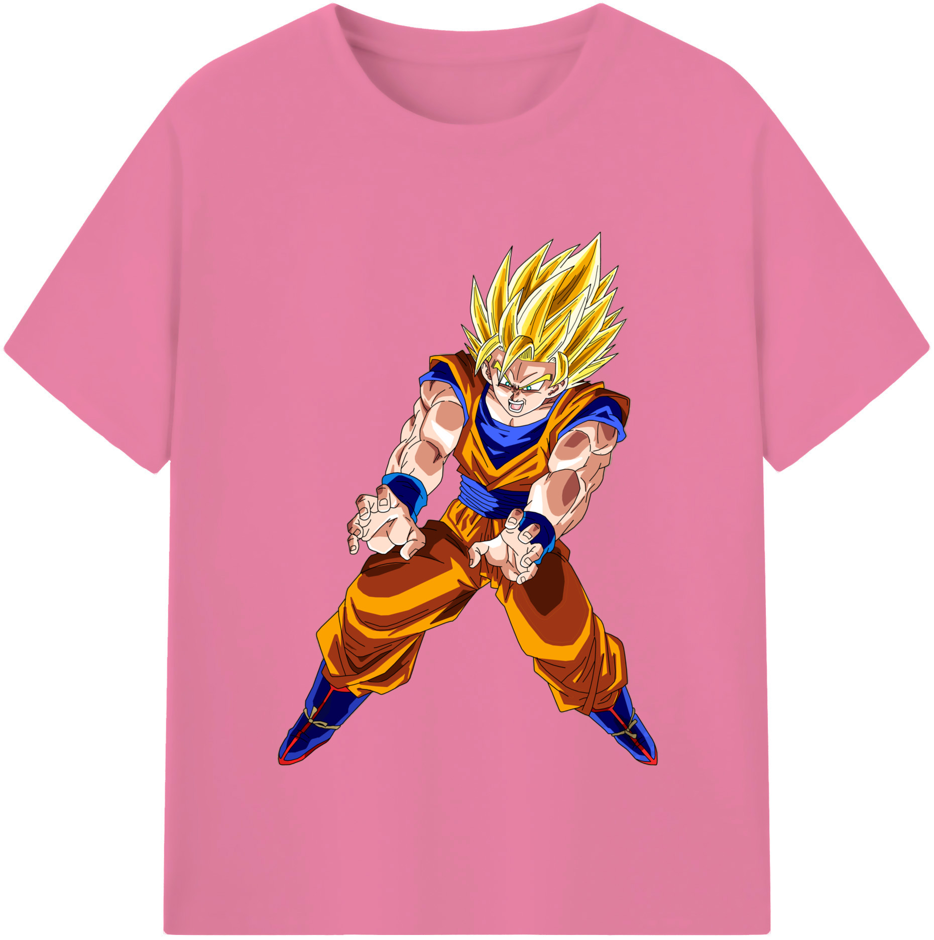 （画像用） ドラゴンボール 孫悟空（そん ごくう）Son Goku カカロット DRAGON BALL Kakarotto 綿100％半袖Tシャツ（フロントプリント）